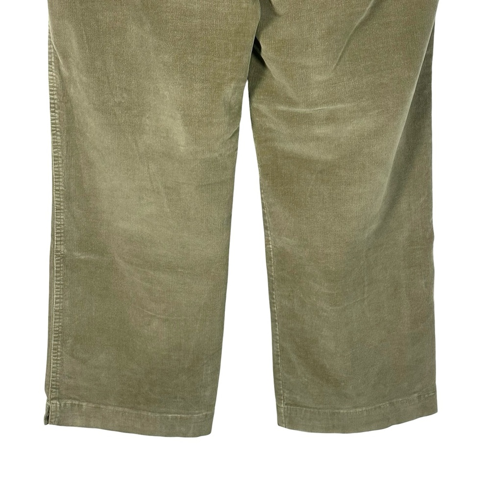Horny Toad Tan Khaki Women’s Wide Leg Cropped Corduroy Pants Size 8 - Picture 9 of 15